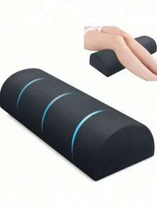 Oreiller de jambe en mousse à mémoire de forme en forme de croissant, support réglable pour les genoux, le dos, les chevilles, favorise la circulation sanguine, soulage la sciatique et les douleurs de hanche, convient aux dormeurs sur le côté, aux femmes enceintes, à la récupération post-chirurgicale, aux voyages, au canapé, aux siestes au bureau, cadeau parfait pour les mamans, les infirmières, les seniors, les athlètes, les coureurs, idéal pour Noël, l'anniversaire, la Saint-Valentin, Thanksgiving - Multicolore - Voir 5