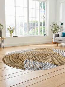 Digitally Printed Non-Slip Washable Runner And Area Rug Living Room Carpet, Modern Design | Modern, Scandinavian, Bohemian And Classic Styles | 100% Polyester - Grey - View 7