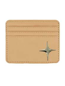 Porte-cartes avec patch étoile croisée, portefeuille à fermeture éclair pour cartes de crédit, portefeuille de mode haut de gamme, sac de rangement multi-fentes pour cartes, étui à cartes de mode pour femmes, également pratique pour les hommes pour ranger les cartes bancaires et les cartes d'identité, essentiel pour la rentrée scolaire et les voyages, cadeau unique pour la fête des enseignants, cadeau d'anniversaire, cadeau de vacances, cadeau de fête, cadeau de vacances, cadeau de mariage, cadeau de rentrée scolaire - Multicolore - Voir 12