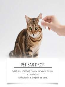 Pet Ear Drops For Cats And Dogs, Gentle Ear Canal Cleaner And Nourishing Ear Care Drops - Multicolor - View 3
