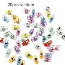 Mini Random Color Strap Positioning Buckle Plastic Splicing Sewing Buckle Handmade Fixing Buckle DIY Craft Buckle 10/20/50/100pcs, Colorful Strap Positioning Buckle Plastic Transparent Buckle Fabric Craft Strong Splicing Sewing Scale Buckle - B - View 7