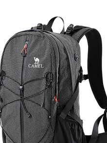 CAMEL CROWN Lightweight Large Capacity Travel Backpack, Outdoor Hiking & Mountaineering Rucksack - Midnight Black - View 2