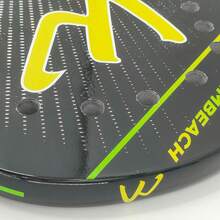 W®CAMEWIN The New Beach Tennis Racket 3K Carbon Fiber Paddle Tennis Racket Outdoor Sports Tennis Racket Inner Core EVA Foam Universal Ball Racket For Both Men And Women Adults New Geometric Pattern Surface Rough Gift Tennis Racket Bag - Multicolor - View 8