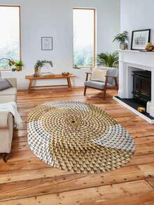 Digitally Printed Non-Slip Washable Runner And Area Rug Living Room Carpet, Modern Design | Modern, Scandinavian, Bohemian And Classic Styles | 100% Polyester - Grey - View 2