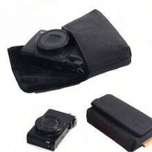 Magnetic Buckle Camera Bag, Multifunctional Waterproof Digital Photography Camera & Lens Bag, Black - View 3