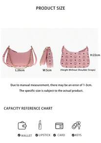 Mcm Aren Series Women's Shoulder Crossbody Handbag MWHGSTA04PZ001 - 柔粉色MWHGSTA04PZ001 - 查看 10
