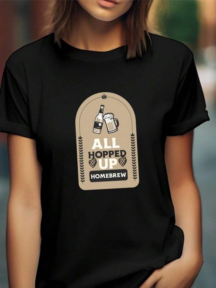 Interesting Introverts T Shirt_Ironical Social Interaction Pattern T Shirt - 黑色 6 - 查看 1