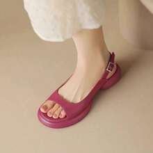 Women Platforms & Wedge Sandals - Hot Pink - View 4