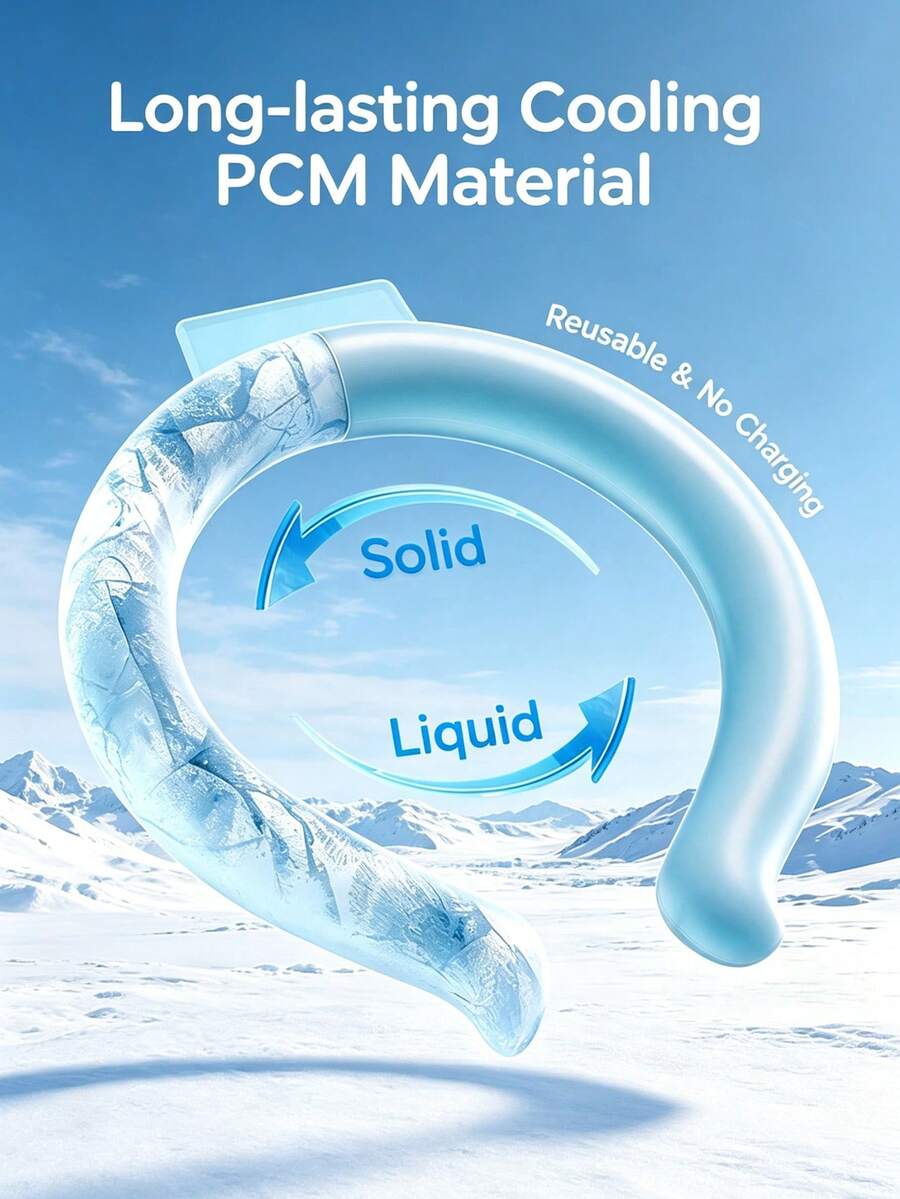 1pc Neck Cooling Ring, Special Ring For Cooling Down The Neck, Cooling Pillow For Cooling The Neck, Neck Ring For Cooling Down The Body. - Multicolor - View 1
