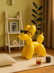 Balloon Dog Sculpture, Luxury Decor, Resin Statue, Suitable For Decorating Living Room, Bedroom And Office, With Mirror-Like Gloss - Multiple Styles - View 1