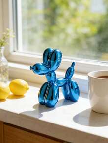 Balloon Dog Sculpture, Luxury Decor, Resin Statue, Suitable For Decorating Living Room, Bedroom And Office, With Mirror-Like Gloss - Multiple Styles - View 2