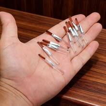Mini Transparent Short Handle Lip Brush, Fine Lip Liner Brush For Precise Outlining, Perfect For Touch-Ups, Travel Set - Multicolor - View 10
