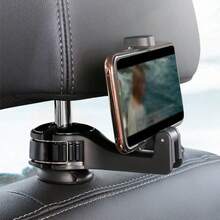 Car Rear Seat Headrest Rotating Telescopic Adjustable Bracket Phone Tablet Holder - Upgraded Version (black) - View 11