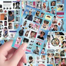 8Sheets Boy Group Stickers, Idol Portrait Decals For Fans Collection & Daily DIY Decor - 8PCS - View 4