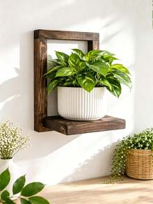 Wall Plant Holder, Wall Decor, Plant Holder, Flower Display, Wall Shelf, Potted Plant Holder - Multicolor - View 4