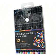 12/24/36/48/60 Colors 0.4mm Fine Tip Markers, Ultra-Fine Tip Fluorescent Pens Dynamic Drawing And Writing Set, Suitable For Students Back To School Essentials, Also Applicable For Office Use - A - View 11