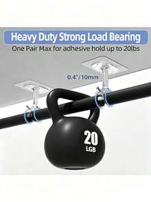 No-Drill Curtain Rod Bracket, Self-Adhesive Curtain Rod Holder, Adjustable No-Nail Curtain Rod Hook, Suitable For Bedroom, Bathroom, Kitchen And Home Decor - C-multicolor - View 6