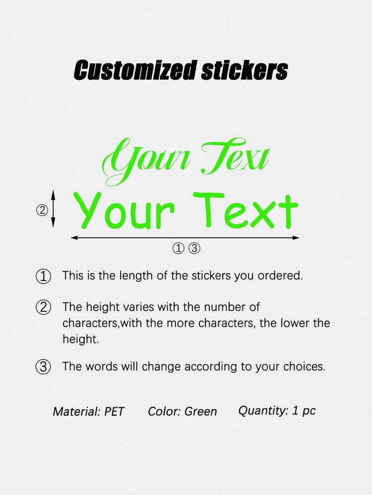 1pc Customized Wedding Sticker - Personalized Name And Date - Elegant White Font Durable Vinyl Sticker, Suitable For Mirrors, Windows, Wedding And Valentine's Day Decor, Wedding Decoration - Single-line Multi-color 1 - View 23