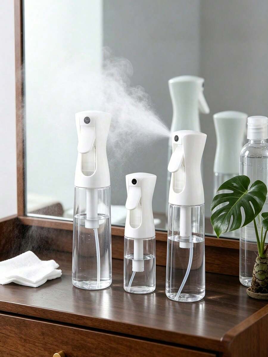 可補充透明旅行噴霧瓶,多功能細霧噴瓶,適合旅行與出差,可用於卸妝分裝、連續噴霧、髮型造型、清潔、植物澆灌、臉部保濕,母親節禮物 - 彩色 - 查看 1