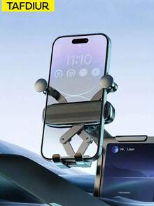 TAFDIUR 通用重力式車用手機支架，儀表板安裝螢幕支架，穩固車用導航支架，適用於所有手機 - 多色 - 查看 5