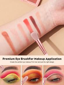 6/22pcs Pink Makeup Brush & Accessory Set, 15 Soft Face & Eye Brushes, Triangle Powder Puff, Mini & Large Water Drop Makeup Sponges, Multi-Functional Reusable Makeup Tools, Suitable For Daily Full Face Makeup - Pink - View 4