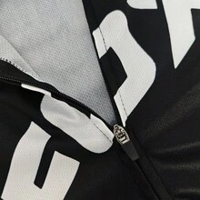 DONUTFOX New Unisex Long Sleeve Cycling Jersey Sports - Black - View 11