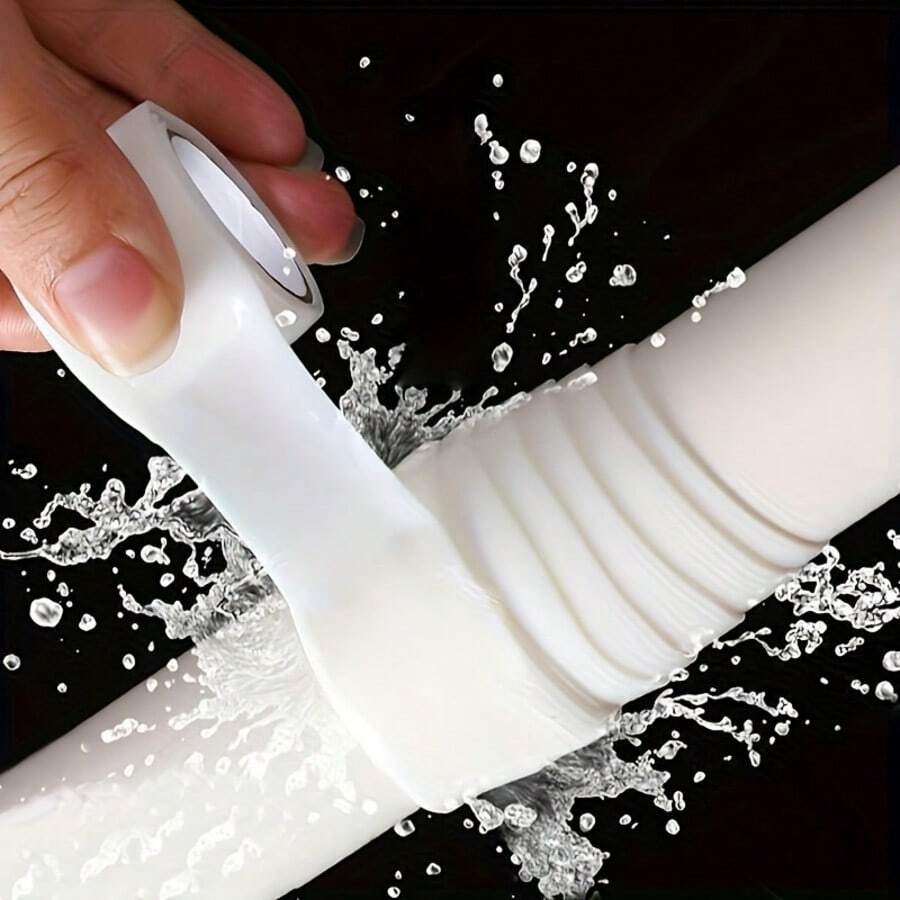 Self-Fusing Silicone Tape, Quick Leak Repair, Strong Adhesive And Waterproof Sealant For Kitchen And Drain Pipes - one-size - View 1