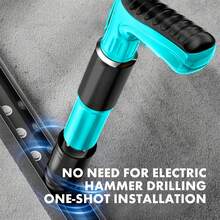 1 Set Blue Multi-Function Mini Nail Gun Kit - 5-Speed Adjustable, Manual Operation, Suitable For Woodworking And Decoration - Includes Pneumatic Concrete Nail Gun For Brick And Cement Walls (Nails Not Included) - A - View 10