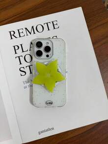 Pumpkin Starfruit Phone Stand, Stable Desktop Phone Holder With Telescopic Stand And Pop-Out Socket Phone Grip - Multicolor - View 3