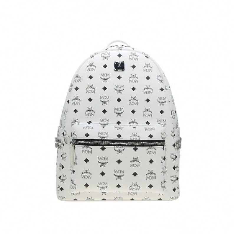 Mcm Stark Series Vintage Ladies' Backpack MMKEAVE12WT001 - 白色MMKEAVE12WT001 - 查看 1