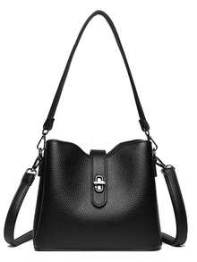 Women's Large Capacity Fashionable High-Quality Crossbody Shoulder Bag Travel Bag - Black - View 2