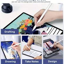 2026 Model, Compatible With 95% Of Touchscreen Devices On The Market, Including , And Android Systems. High Precision And High Sensitivity Stylus Ensures Smooth Writing. Standard Accessories Include 2 Replacement Tips And Charging Cable. - Multicolor - View 5