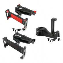 Car Rear Seat Headrest Rotating Telescopic Adjustable Bracket Phone Tablet Holder - Upgraded Version (black) - View 12