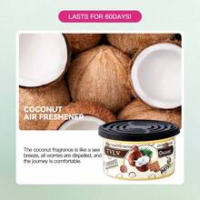Canned Solid Car Air Freshener, Car Aromatherapy Balm Deodorizer Diffuser, Long-Lasting Fragrance To Refresh Car Interior Odors, Suitable For Sedans, SUVs, Trucks, RVs, Center Console, Cup Holder, Seat Side, Home Living Room, Bedroom, Bathroom, Office, Wardrobe And Travel Spaces, Helps Reduce Musty, Smoke, Pet, Damp And Daily Odors, Compact Round Can Design - A - View 19