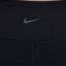 Nike Women's Solid Color Slim Fit Comfortable Elastic High Waist Sports Shorts - Black - View 7