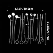 DIY Star-Shaped Metal Cutting And Embossing Template Tool For DIY Scrapbooking, Cardmaking, And Photo Album Craft Decoration - Silver - View 9