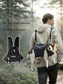 ARC ARCE Horizontal Pet Dog Backpack, Portable Dog Carrier Bag, Lightweight Shoulder Bag For Small Dogs And Cats, Convenient For Pet Travel - Multicolor - View 13