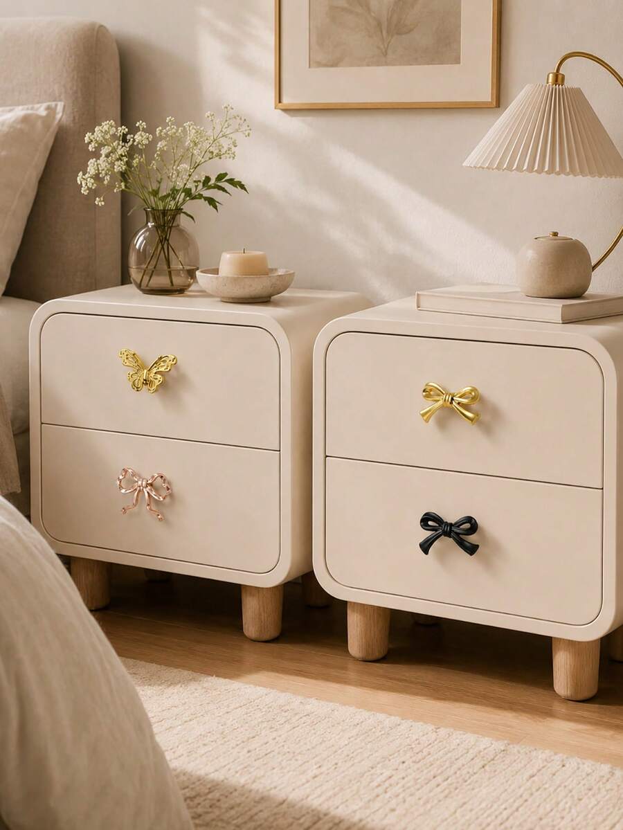 mayzolla 3/6/9 Pcs/Set Butterfly Drawer Pull Knob Gold Cabinet Dreeser Handle Butterfly Designed For Modern Home Drawer Cabinet Door, Wine Cabinet Handle - Multiple Styles - View 1