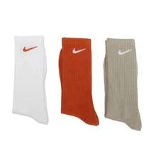 Nike 3雙男女通用 U NK EVERYDAY LTWT 中筒襪 休閒日常舒適透氣運動襪 SX7676-902 - 黑色 - 查看 14