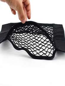 Large Capacity Universal Car Storage Bag | Mesh Storage Net | Self-Adhesive Trunk Organizer | Suitable For Storing Umbrellas, Water Bottles And Other Miscellaneous Items | Essential Travel Car Interior Storage Accessory | Easy To Install Storage Net - A - View 5
