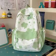 LECEY Mochila de gran capacidad para estudiantes de secundaria, preparatoria y universidad para mujeres - Verde - Ver 6