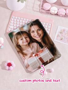 Ayotu Double-Sided Customizable Tablet Protective Case - Compatible With IPad And Tablets, Customizable With 9 Photos And Text, Suitable For IPad A16 11-Inch, 10.2-Inch, Kindle Paperwhite 12th Gen 2024 Folding Protective Case, Transparent Back, Fashionable Protective Case, Auto Sleep/Wake Function - Multicolor - View 3