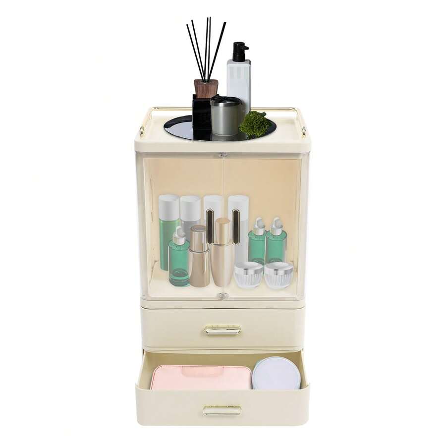 YUNRUX Makeup Storage Organizer, Cosmetic Organizer, Makeup Storage Organizer With Drawers - C - 查看 1