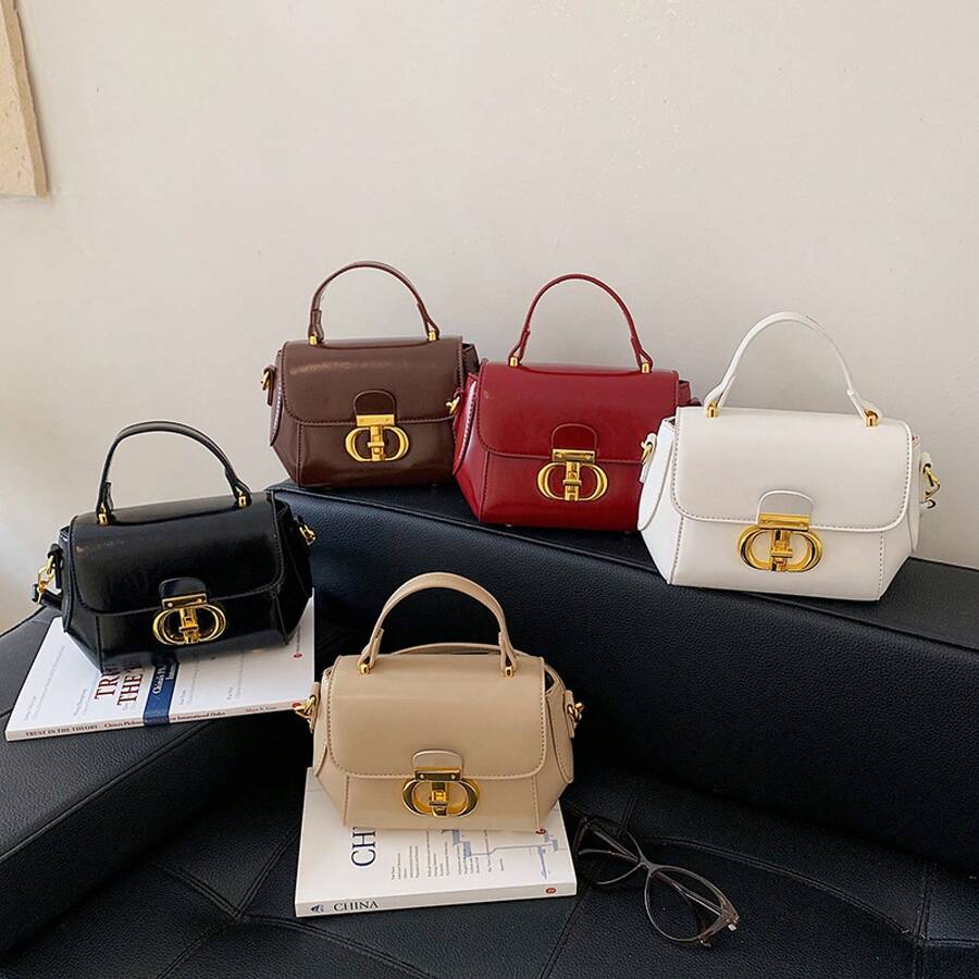 Summer New Fashion Shoulder Bag, Casual And Bag 2026, Textured Niche Small Square Women's Bag - 棕色 - 查看 1