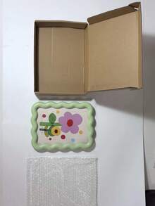 1個奶油色鳳凰相框 6英吋裝飾性桌面/壁掛展示架 附雙掛鉤 復古花卉裝飾 適合房間使用 可愛相框 波希米亞風 迷你照片架 美麗房間裝飾（隨機預載照片） - 彩色 - 查看 13