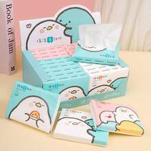 40/80/160/320pcs 4-Ply Soft Facial Tissues, Small Pack Moisturizing Facial Tissues, Portable Small Pack Handkerchief Tissues Back-To-School Supplies - Multicolor - View 1