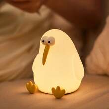 GLOOPRO Cute Bird Night Light, Touch Dimming, Children's Room Bedside Lamp, Desk Lamp, Three Levels Of Brightness, USB Rechargeable, Bird Decoration Gift - Bird Night Light - View 8
