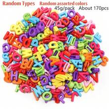 45g/Set Acrylic Letter Beads With Oval/Square Hole Design, DIY Handmade Beaded Bracelets, Anklets, Necklaces And Earrings Jewelry Materials, Crafts Phone Chains, Keychains, Clothing Bag Charms, Dreamcatchers, Tassel Pendant Accessories - Multicolor - View 14