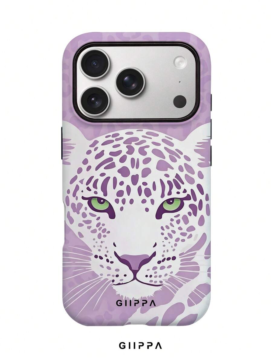 GIIPPA 1 Stück lila Leopardenmuster & Leopardenmuster Design, Handyhülle für iPhone 17 Pro Max, kompatibel mit iPhone 16 Pro Max, 15 Pro Max, 14 Pro Max, koreanischer Stil hochwertig modisch & lustig Handyhülle, kompatibel mit 11/12/13/14/15/16 Pro Max Plus, elegantes Design geeignet für Männer und Frauen, perfektes Geschenk für Freundin zu Weihnachten, Valentinstag, Ostern, Hochzeitssaison und Geburtstag! - Verschiedenfarbig - Übersicht 1