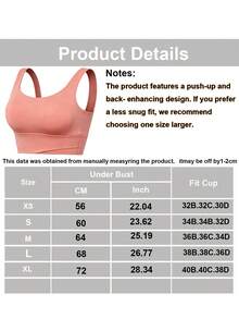 Yoga Tank Tops Breathable Sports Bra With Shockproof And Gathered Function Giving You A Beautiful Back Shape Workout Tank Gym Top Fall - Coral Orange - View 3